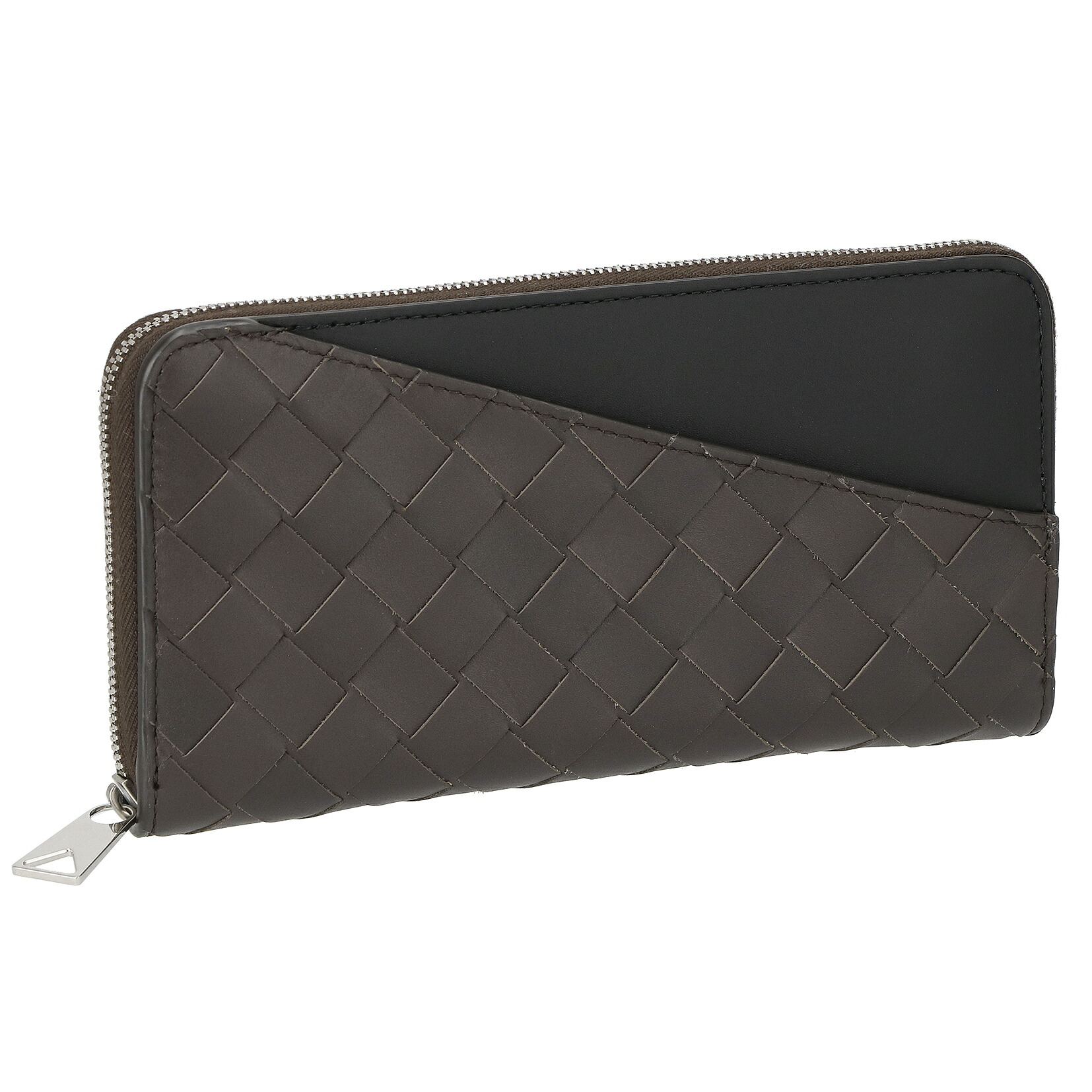 ボッテガ・ヴェネタ(BOTTEGA VENETA) ラウンドファスナー メンズ長財布
