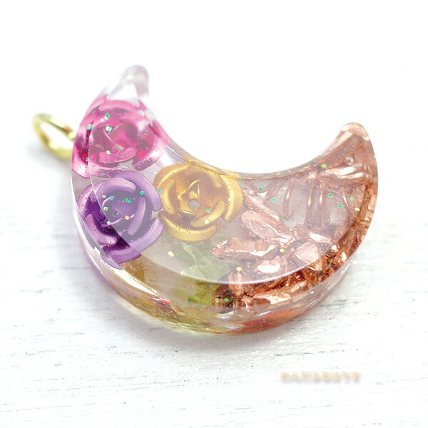 楽天市場】オルゴナイト 三日月 (みかづき型) パワーストーン 天然石