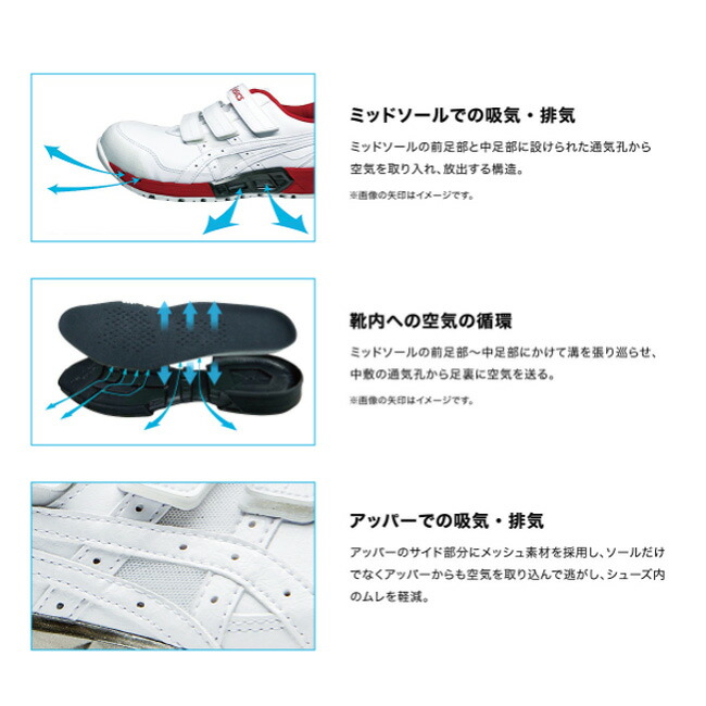 楽天市場】【3/5限定 ポイント最大5倍】【即日発送可】アシックス 安全