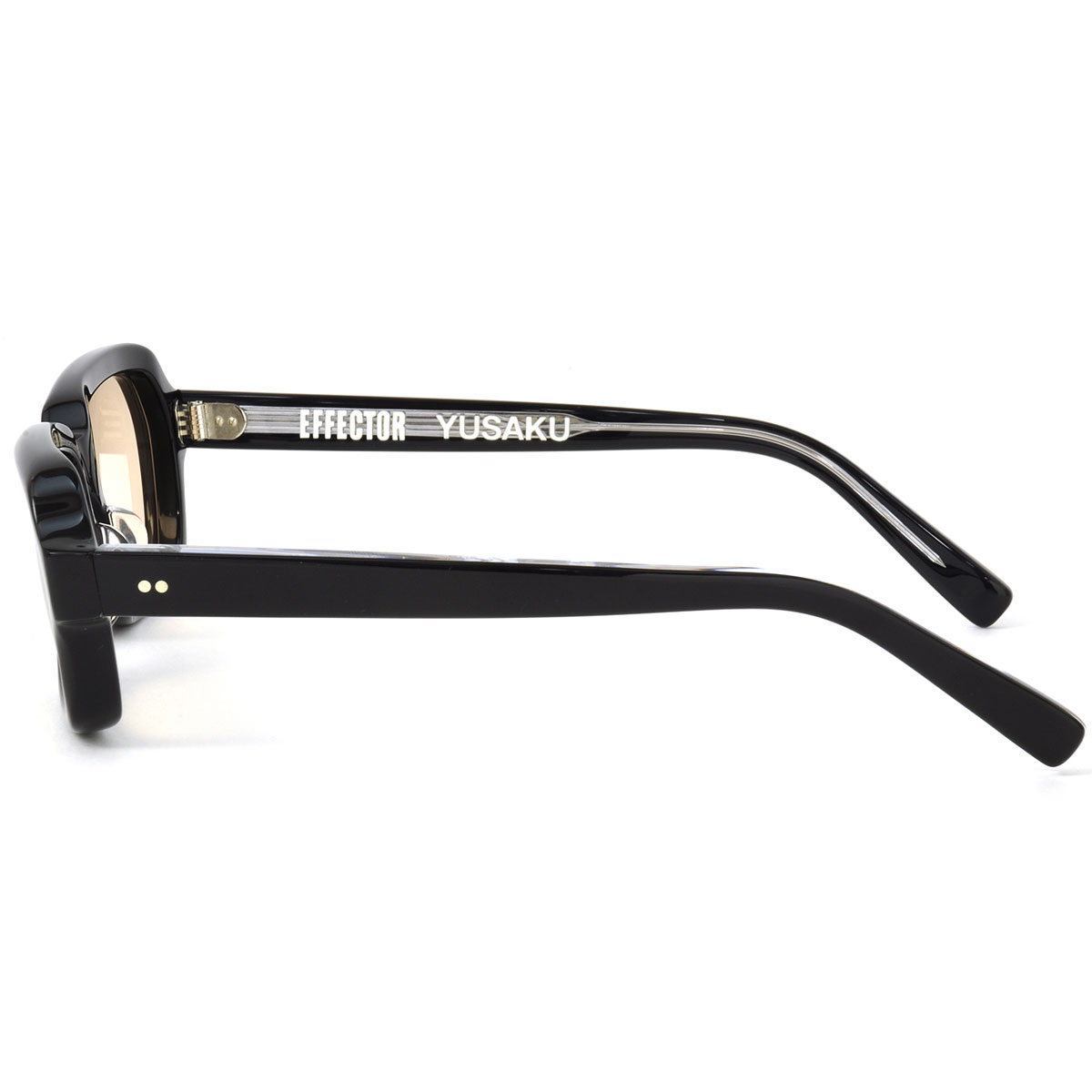 楽天市場】エフェクター メガネ YUSAKU BK 51サイズ サングラス仕様