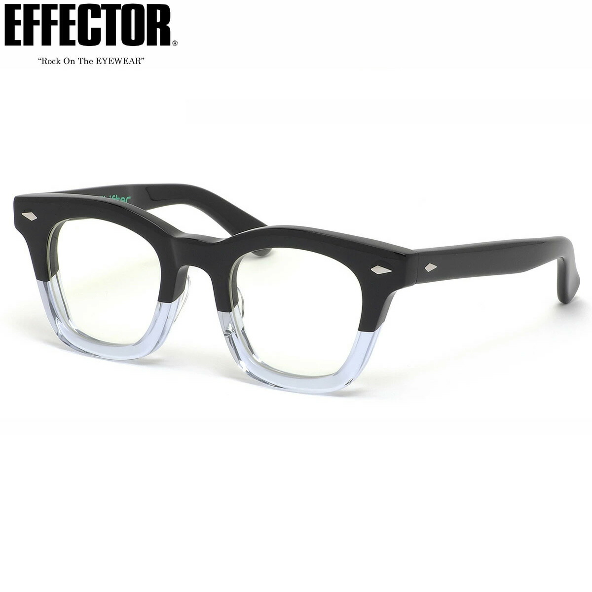 楽天市場】エフェクター メガネ Phase Shifter BK2 48 UVカット 伊達