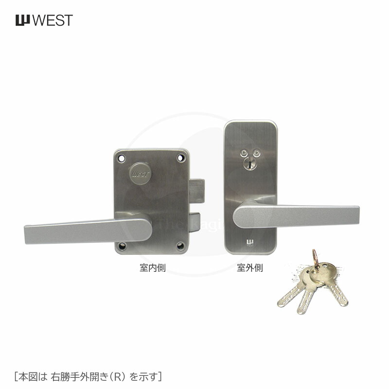 楽天市場】【3/4 20:00〜 全品P10倍】WEST アクト面付錠 917-G7510 扉