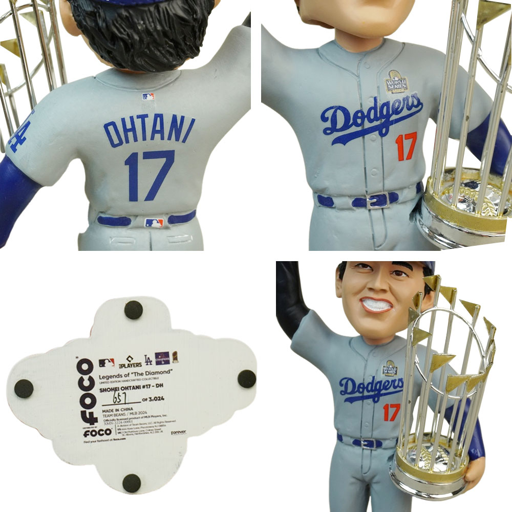 楽天市場】大谷翔平 ボブルヘッド 8インチFOCO MLB CHAMP BOBBLE WORLD