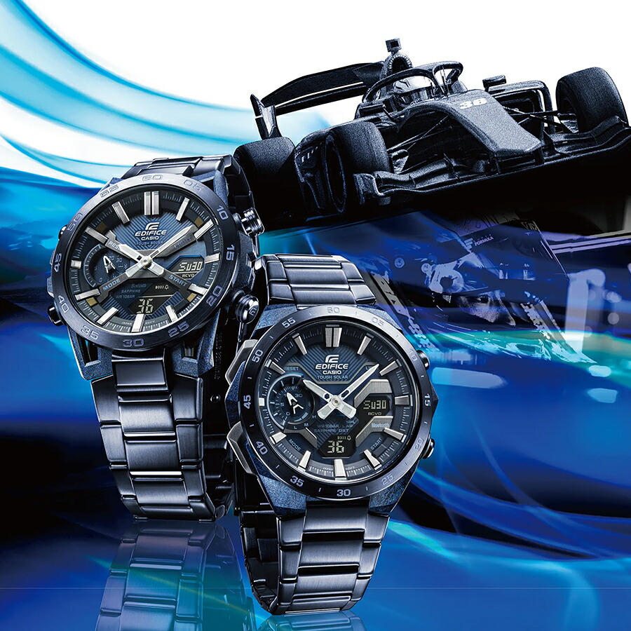 楽天市場】カシオ エディフィス ソスペンシオーネ クールブルー