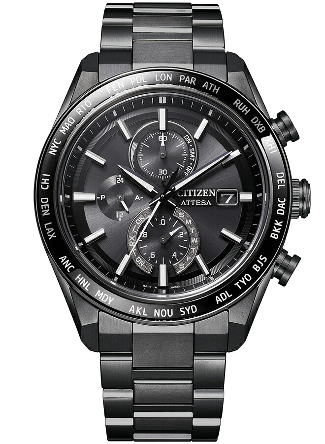 楽天市場】シチズン アテッサ ACT Line アクトライン ブラックチタン