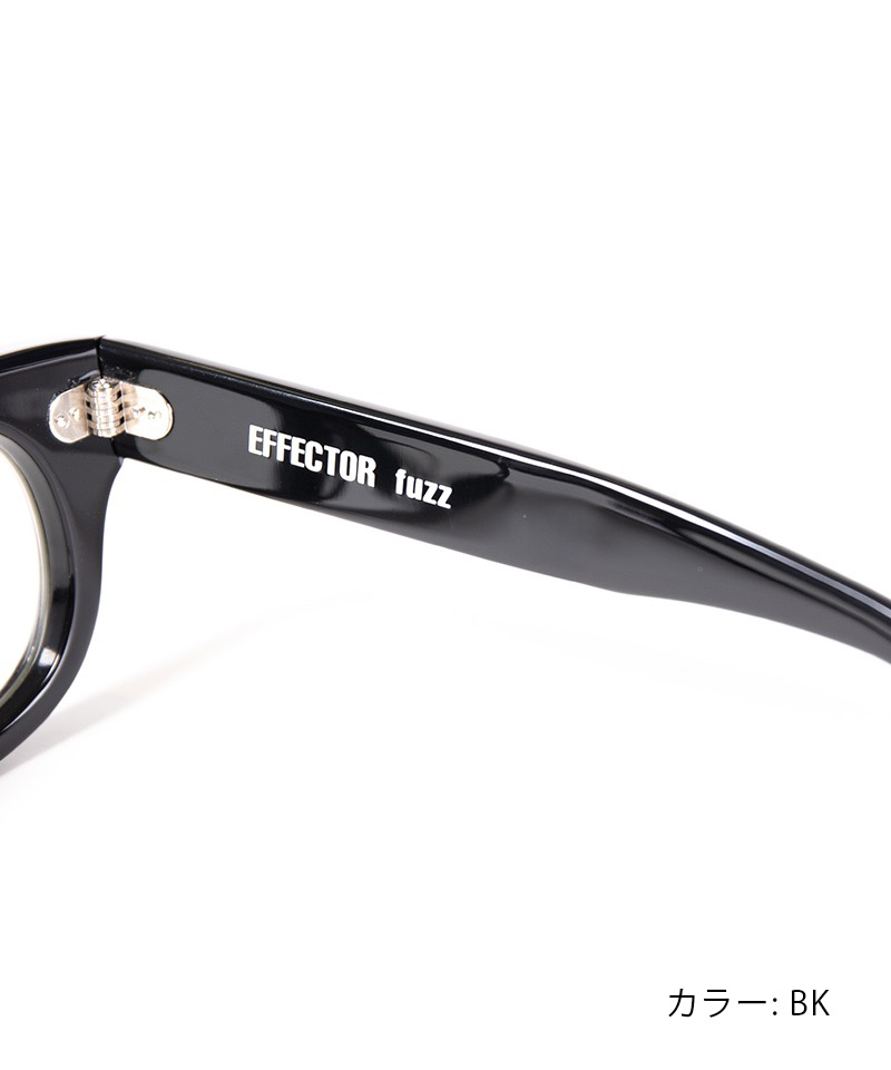 楽天市場】EFFECTOR エフェクター fuzz メンズ 眼鏡 メガネ BK/GY/TUR