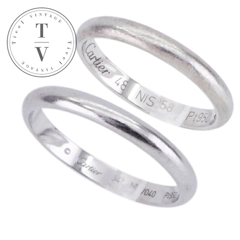 楽天市場】カルティエ Cartier 1895ウェディングリング 1895 WEDDING