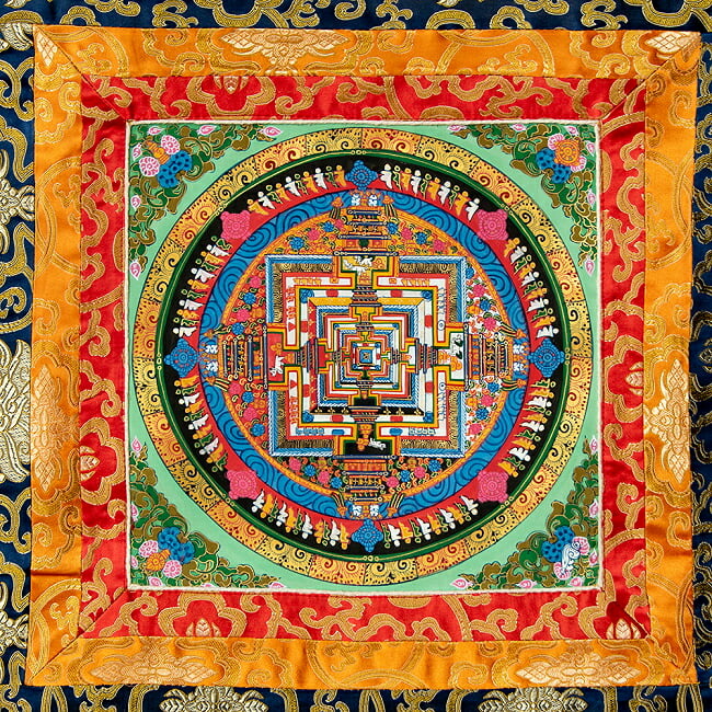 楽天市場】SuperSale 【送料無料】 〔一点物〕装丁付肉筆仏画（タンカ