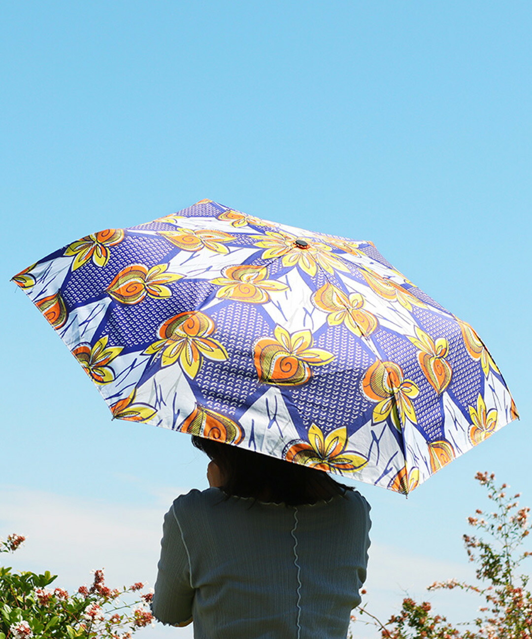 楽天市場】アフリカンプリント折り畳み傘【WEB限定】 ／ 傘 晴雨兼用