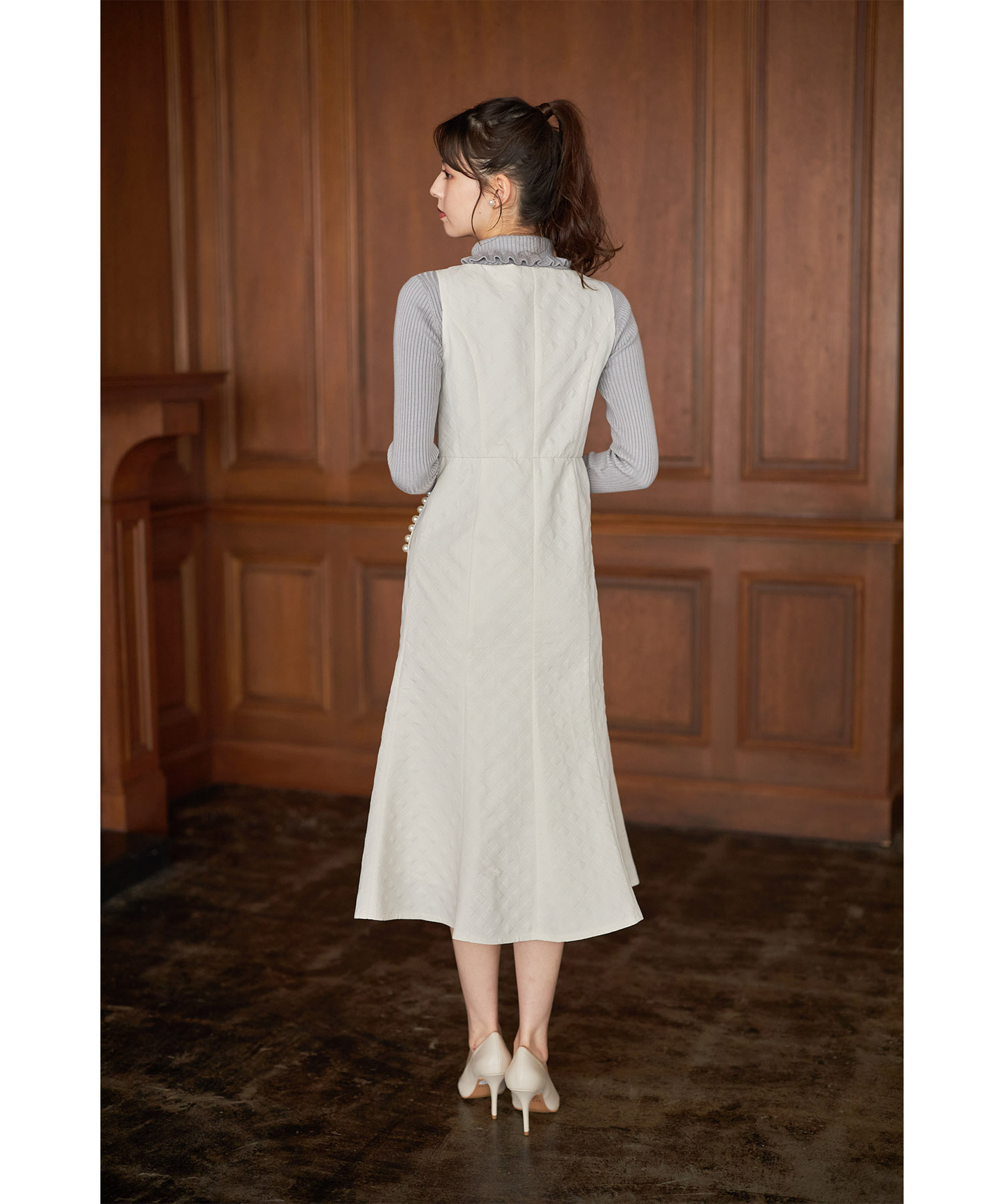 Cocco 夢ポケット付き ティアードスカート Composition-a Cocco 夢