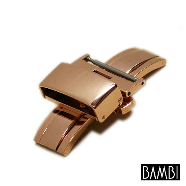 楽天市場】Dバックル バンビ 両開き 16mm 18mm 20mm 腕時計 金具 BAMBI