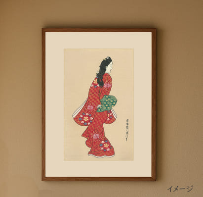 楽天市場】復刻版 浮世絵 菱川師宣 見返り美人図（ひしかわもろのぶ