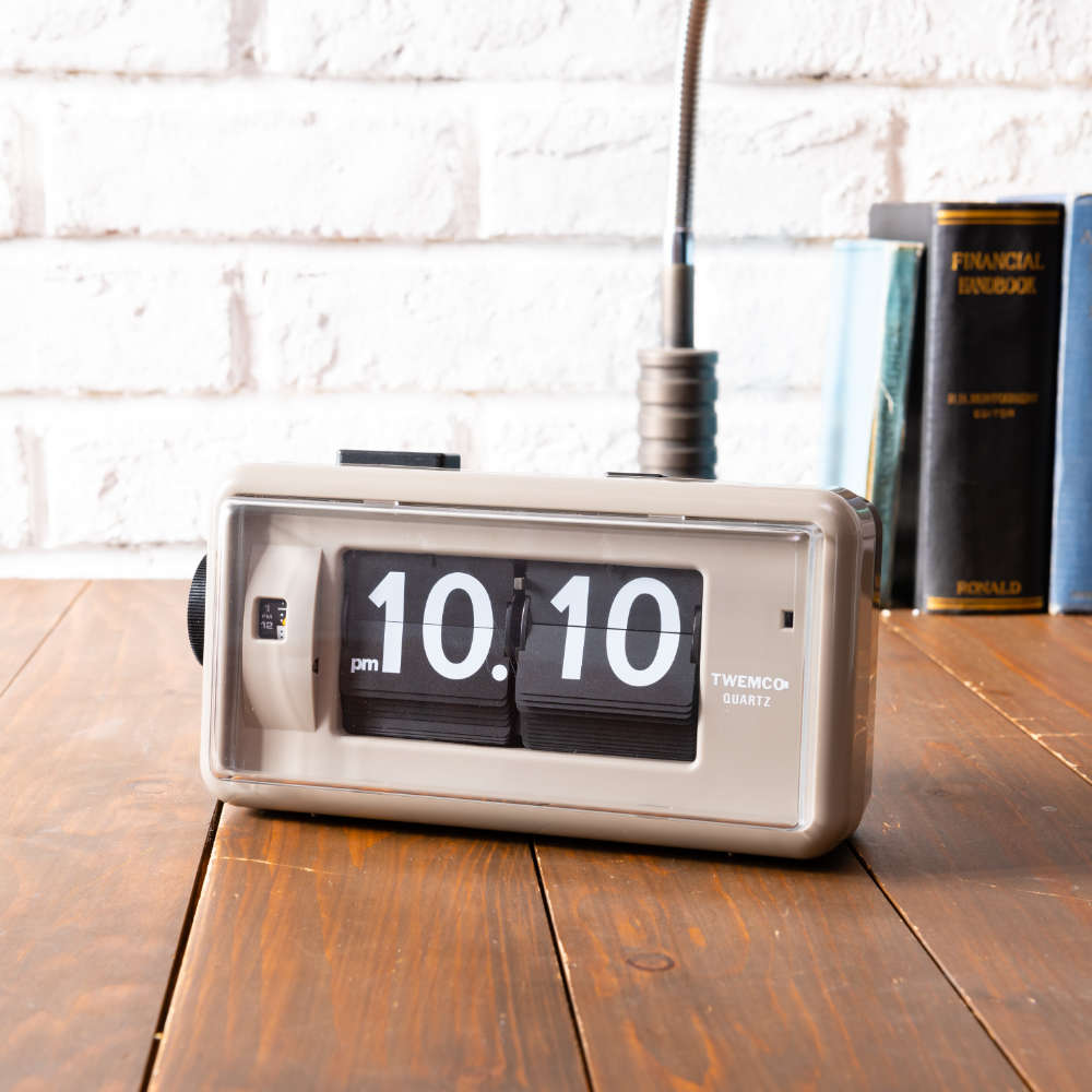 楽天市場】パタパタ 時計 TWEMCO DESK TOP ALARM CLOCK AL-30GYB