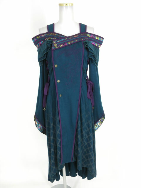 OZZ ONESTE 和チャイナ 羽織 グリーン ozz oneste チャイナワンピース