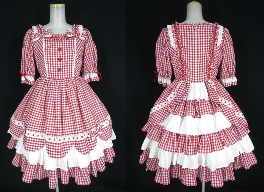 楽天市場】Angelic Pretty / Heart CafeワンピースSet アンジェリック