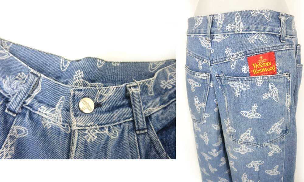 楽天市場】【中古】 Vivienne Westwood / オーブ柄デニムパンツ