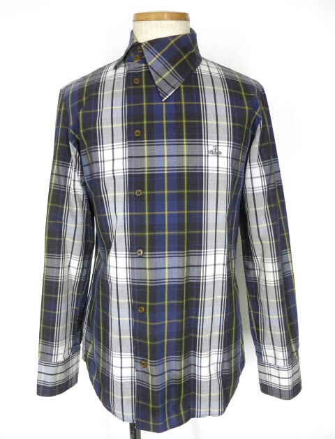VivienneWestwood MAN アシンメトリーシャツ 46 WE291 ヴィヴィアン