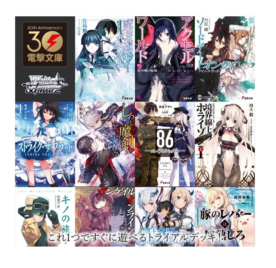 ブシロード ヴァイスシュヴァルツ トライアルデッキ 電撃文庫