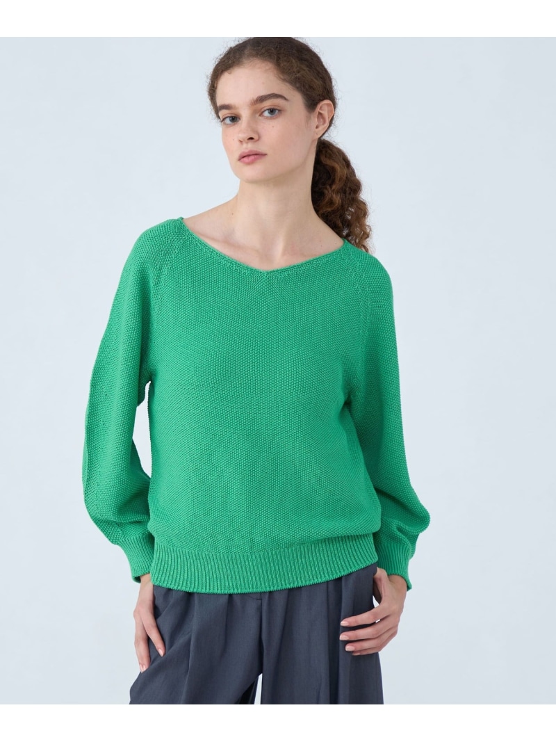 楽天市場】【SALE／50%OFF】モスステッチ Vネックプルオーバー Ballsey