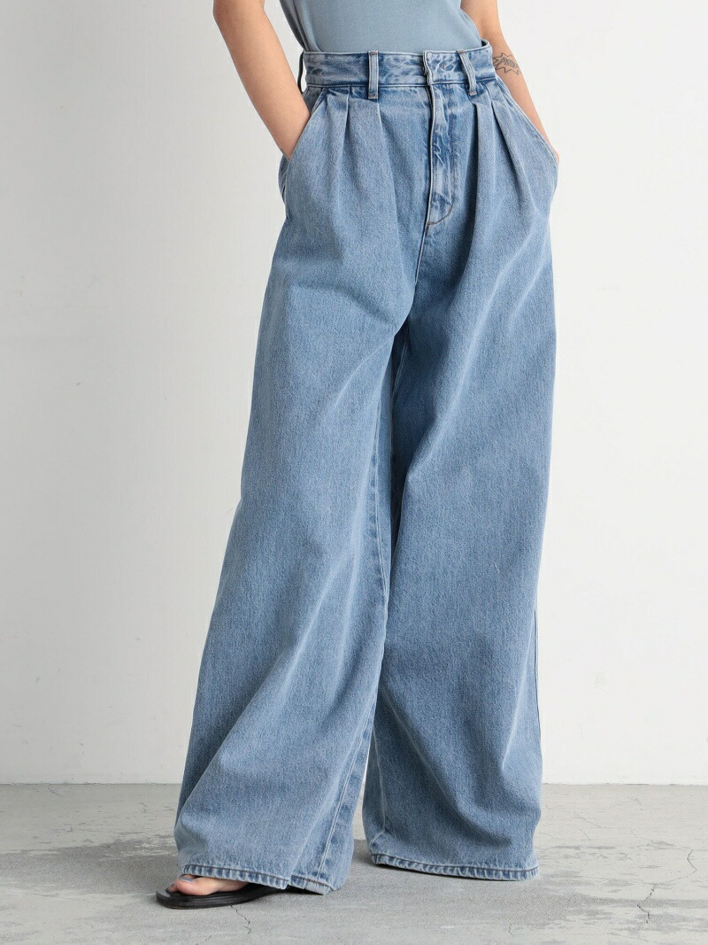 楽天市場】【SALE／50%OFF】コットン デニムバギーパンツ EDITION