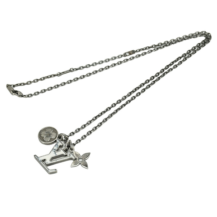 楽天市場】ルイヴィトン LOUIS VUITTON ペンダント LVイニシャル