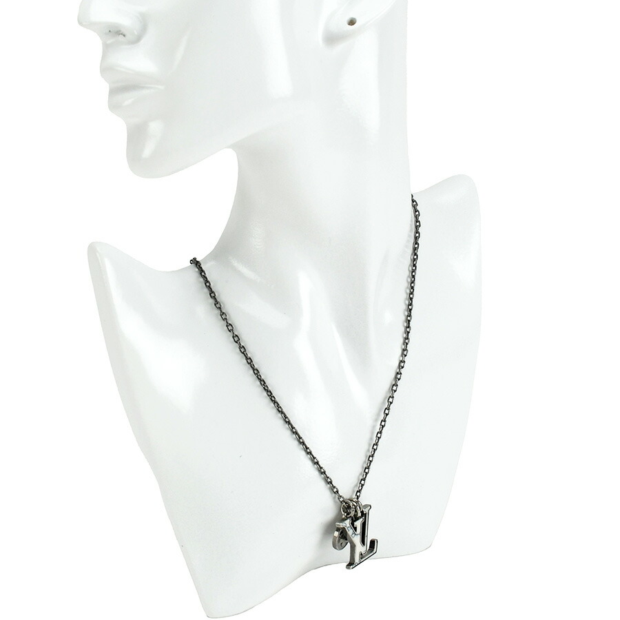 楽天市場】ルイヴィトン LOUIS VUITTON ペンダント LVイニシャル