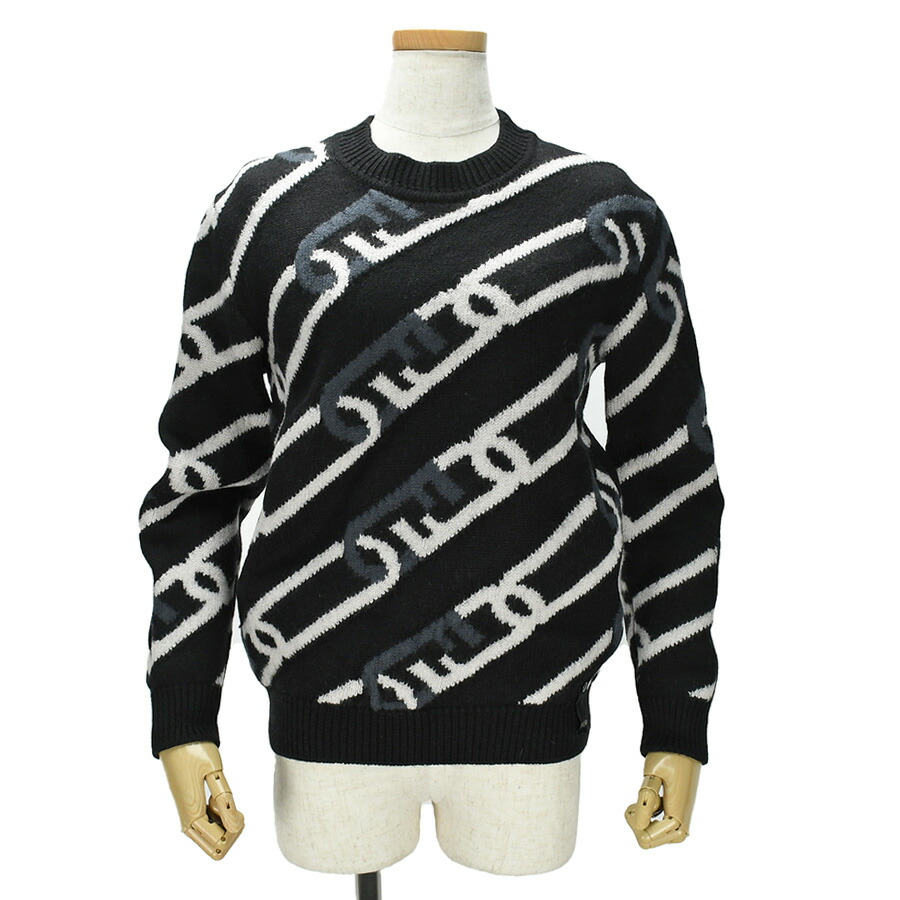 楽天市場】フェンディ FENDI ニット セーター ロゴチェーンモチーフ