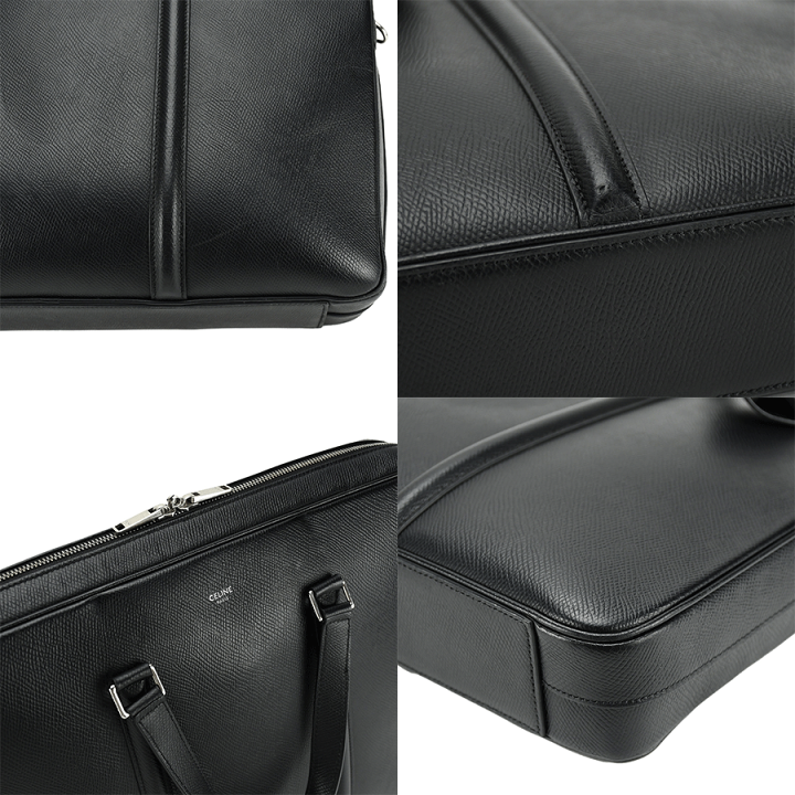 楽天市場】セリーヌ CELINE ビジネスバッグ 188903 ブラック 黒 レザー