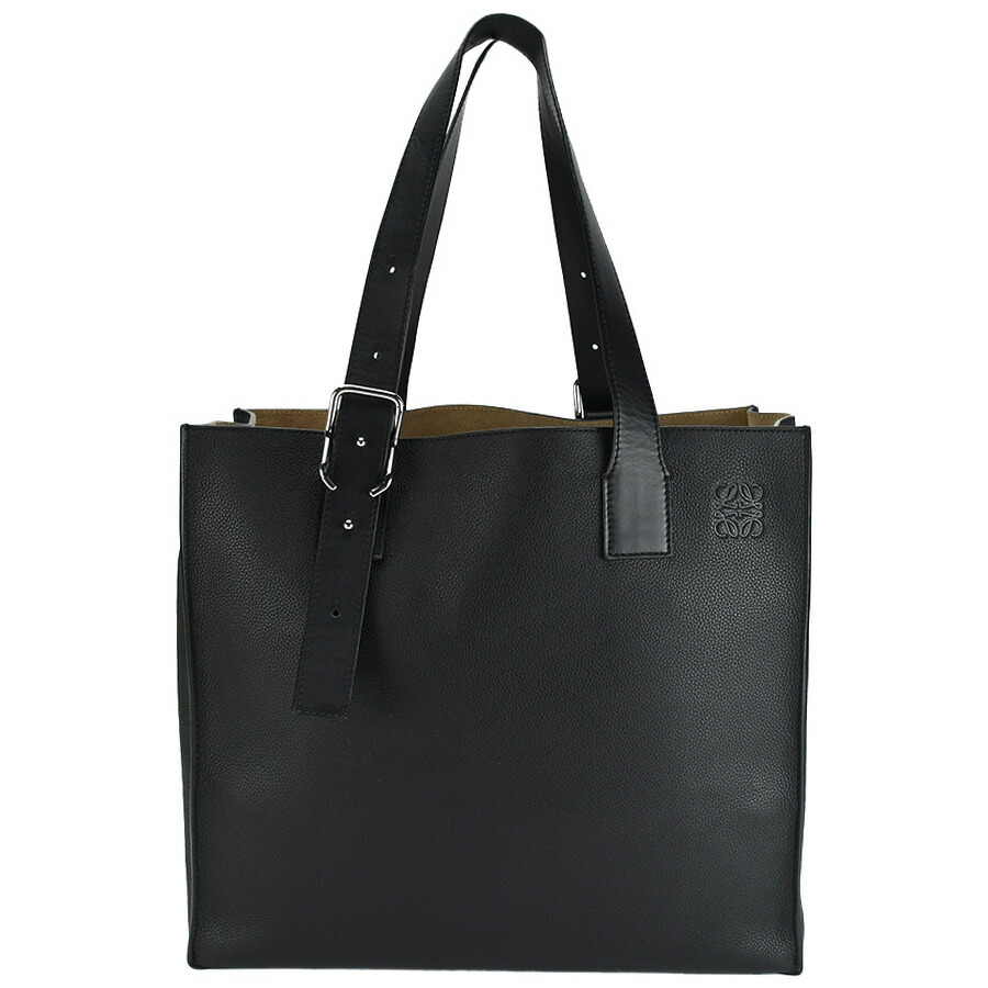 楽天市場】ロエベ LOEWE バックルトート 335.28 アナグラム ブラック