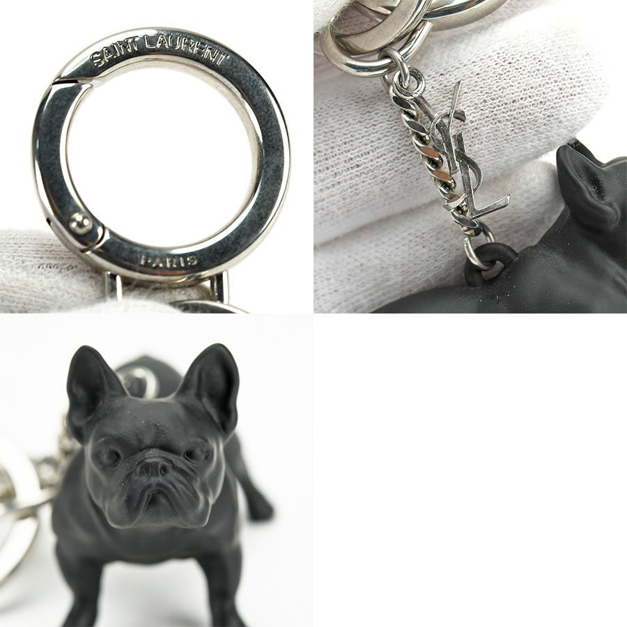 楽天市場】サンローラン SAINT LAURENT PARIS ドッグ キーリング