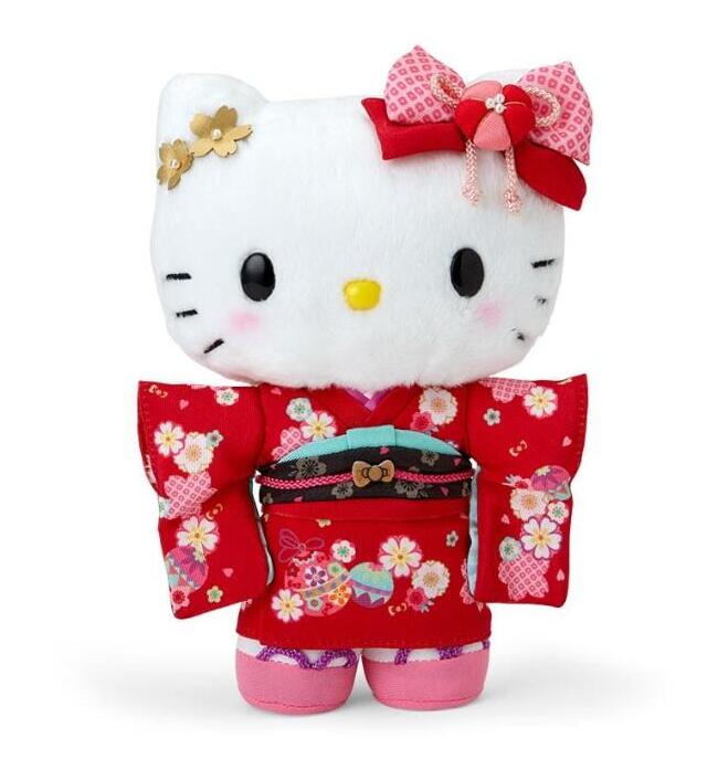 楽天市場】ハローキティ 浴衣ぬいぐるみ(パステル)の通販