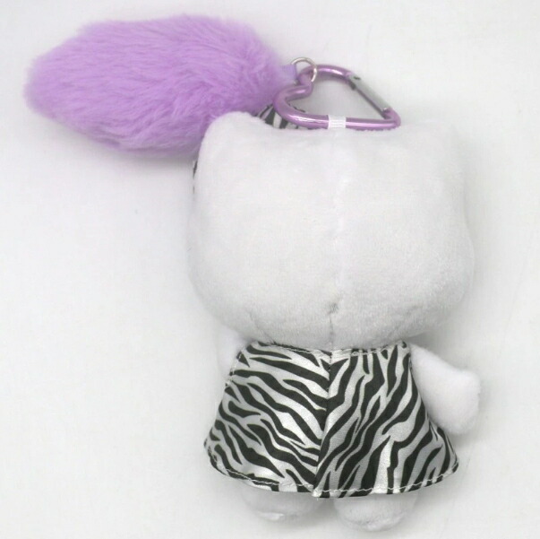楽天市場】ハローキティ しっぽ付き マスコットキーホルダー ゼブラ