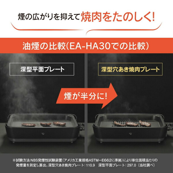 楽天市場】EA-HA30(HZ) 象印(ZOJIRUSHI) ホットプレート やきやき 3枚