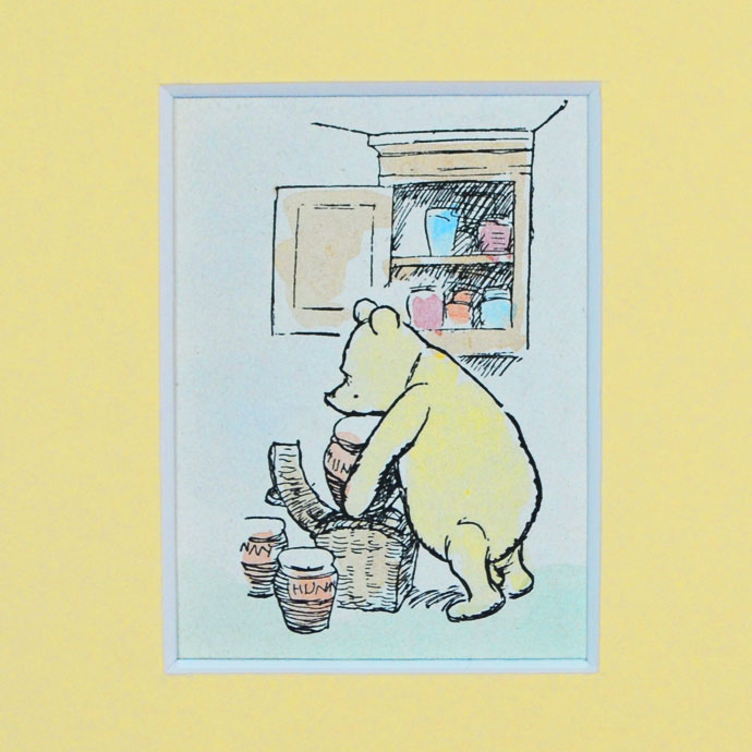 楽天市場】アンティーク 額絵 The House at Pooh Corner プー横丁に