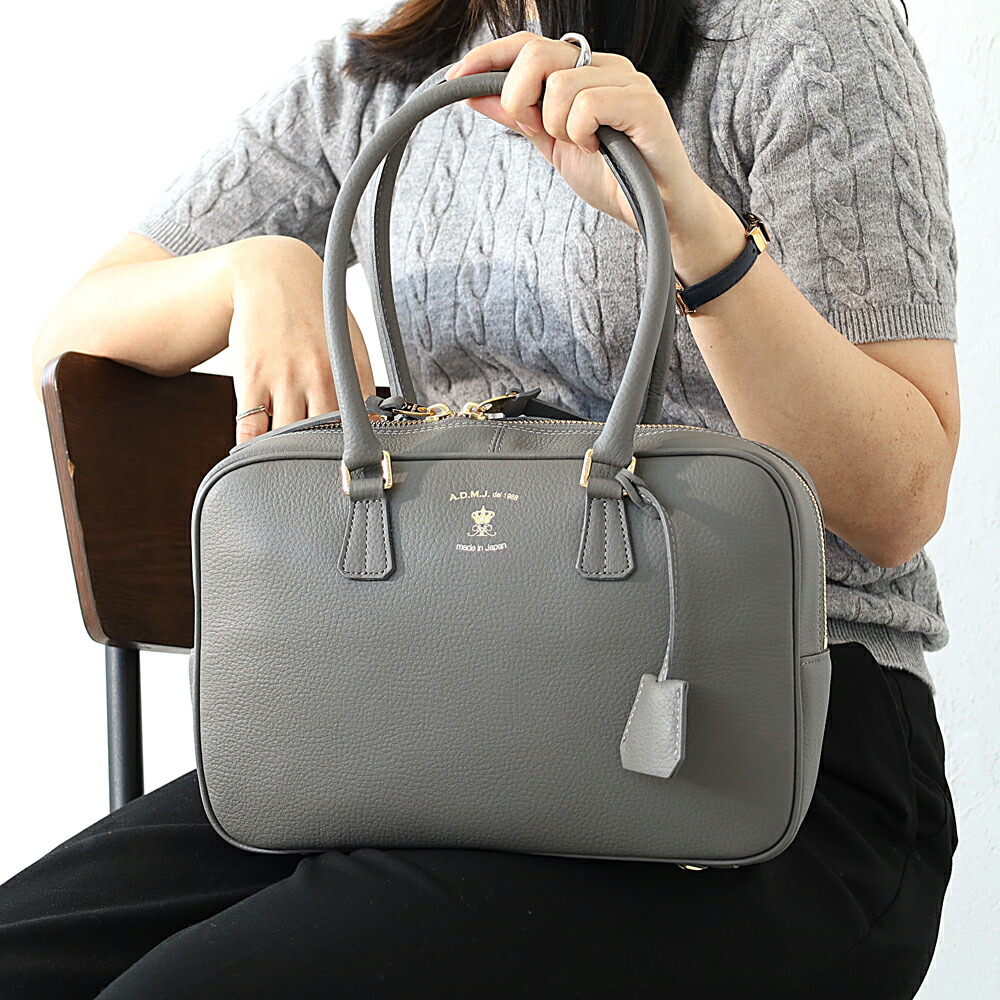 楽天市場】【3/10迄エントリーで19倍確定】A.D.M.J. 牛革 ボストン