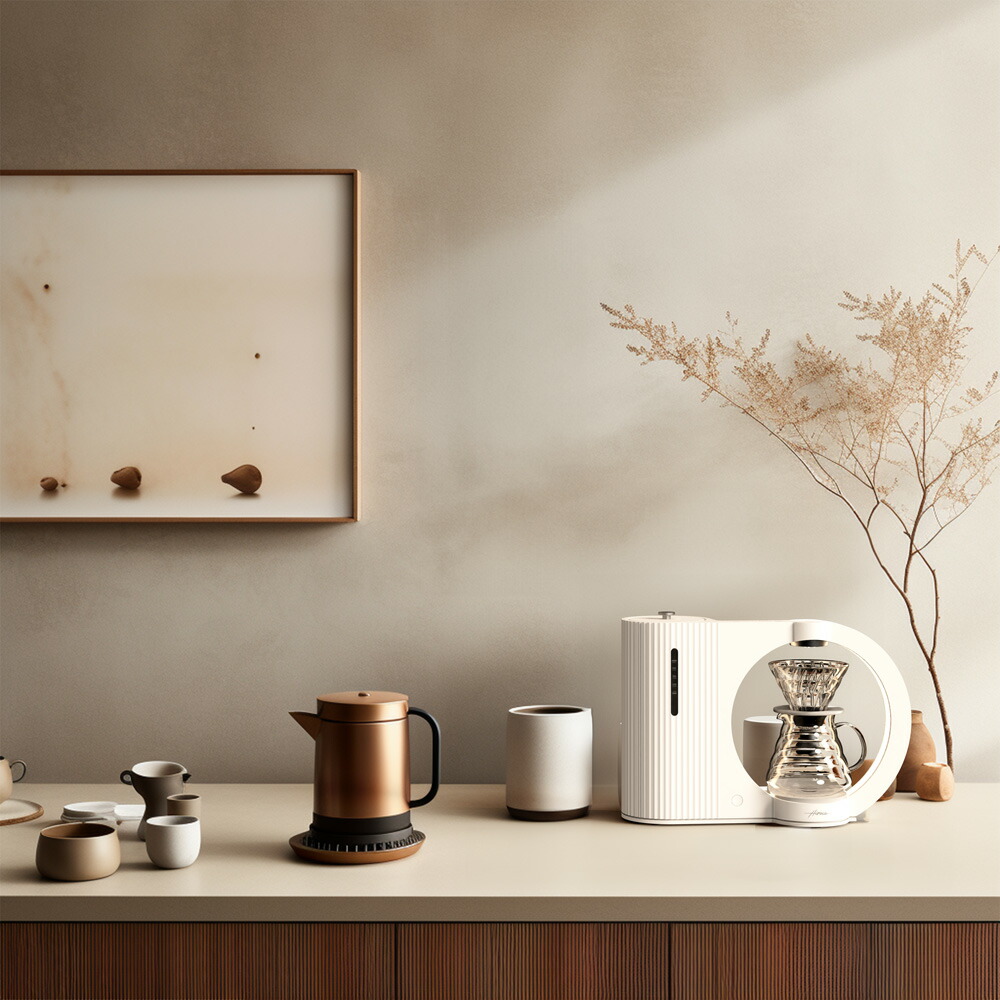 楽天市場】HARIO コーヒーメーカー Hikaru V60 Smart Brewer 3杯用