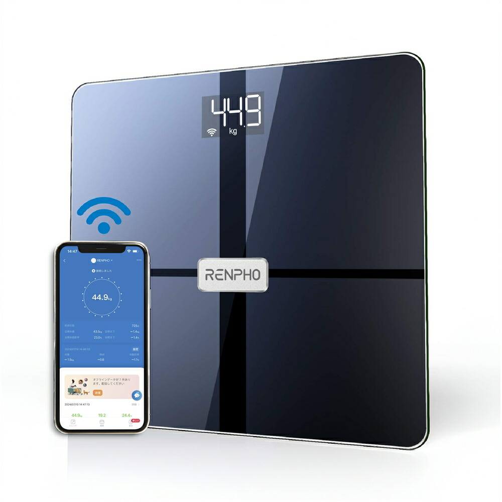 楽天市場】RENPHO レンフォ 体重計 体組成計 Wi-Fi Bluetooth 体脂肪計