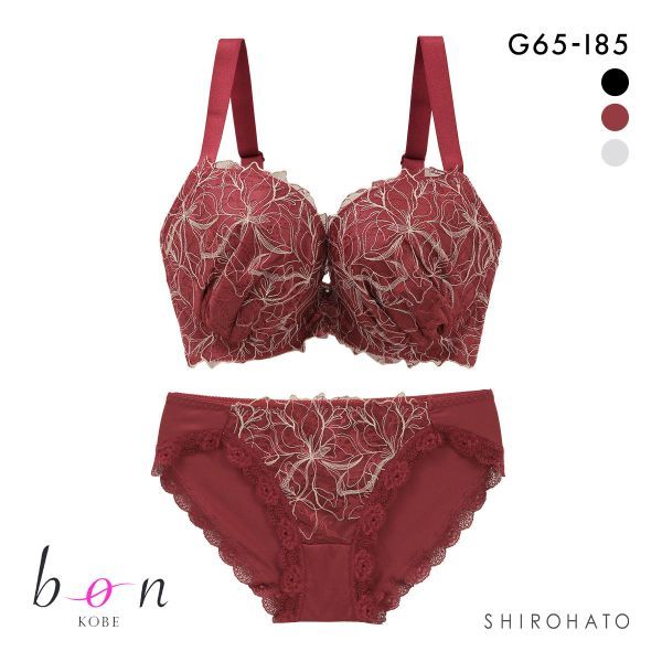 楽天市場】H65 ブラジャー（カラーワインレッド）（セット｜インナー