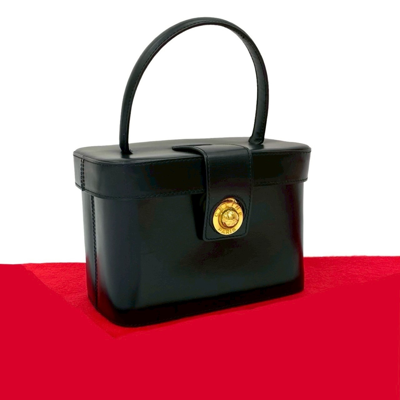 楽天市場】バニティバッグ 本革の通販