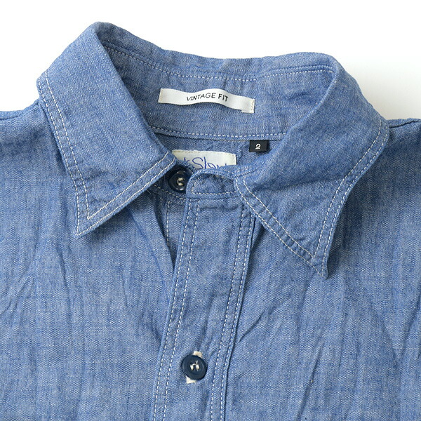 楽天市場】orSlow オアスロウ シャンブレーワークシャツ ヴィンテージ