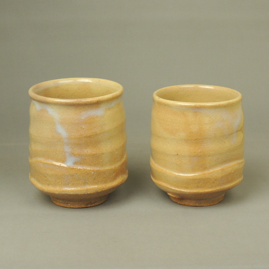 楽天市場】萩焼 夫婦湯呑み 木箱入り 送料無料 : 萩焼工房 土和窯