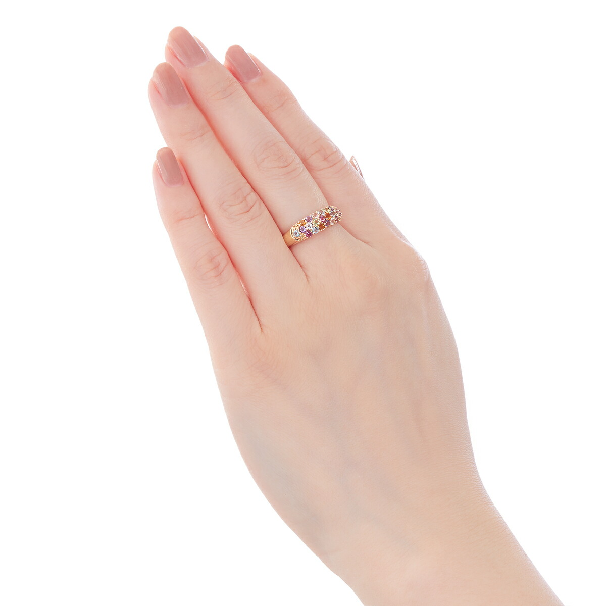 楽天市場】K10イエローゴールドマルチストーンリング : ジュエリーツツミ