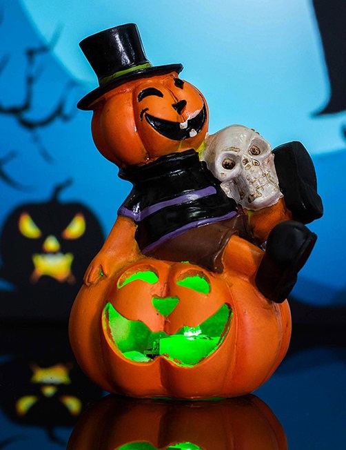 楽天市場】ハロウィン スカル パンプキン ランプ ハロウィン ランタン