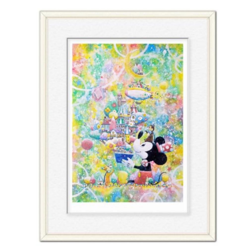 楽天市場】ディズニー 版画 ミッキー ミニー 夢の世界 9215 版画