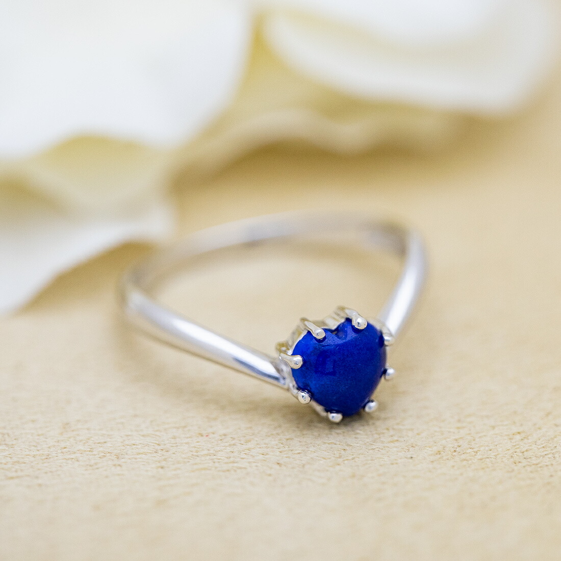 楽天市場】SS800円クーポン リング ラピスラズリ ハート シルバー925