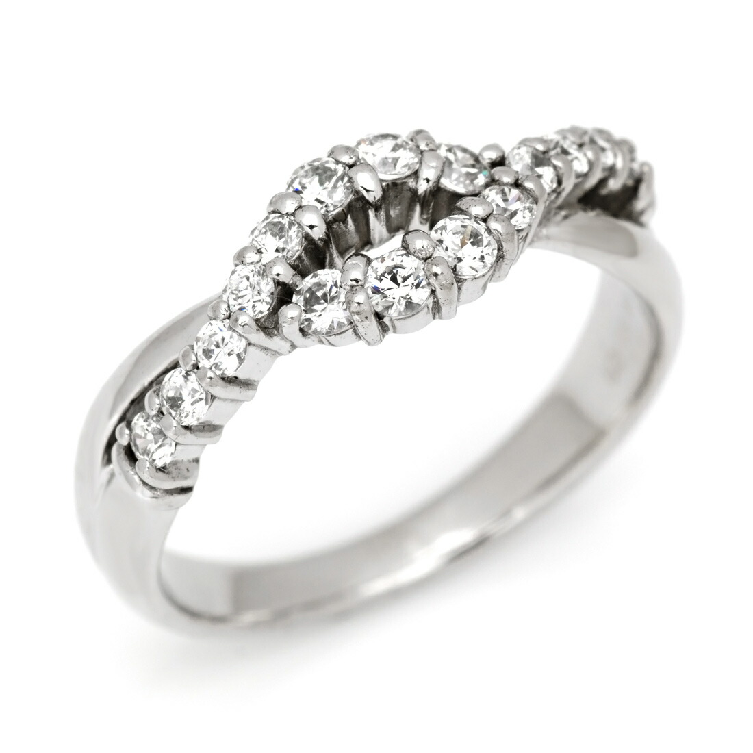 楽天市場】リング ダイヤモンド 0.32カラット ゴールド K18 プラチナ