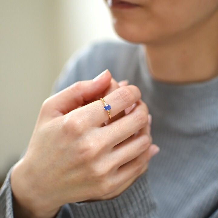 楽天市場】SS800円クーポン リング ブルーサファイア ゴールド K18