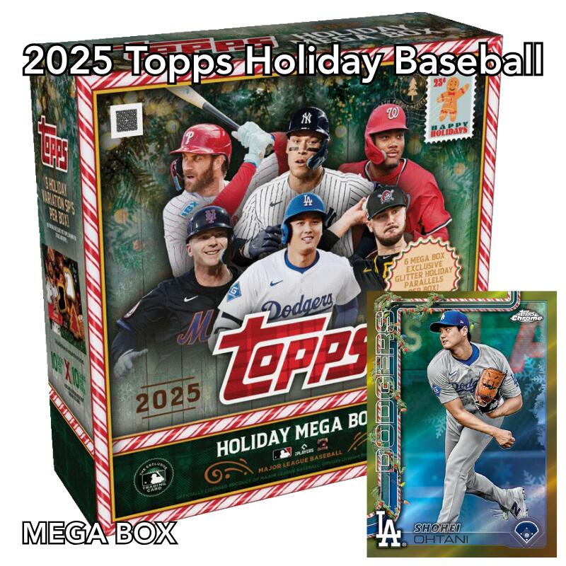 楽天市場】22025 Topps Holiday Baseball Mega Box 2025 Topps