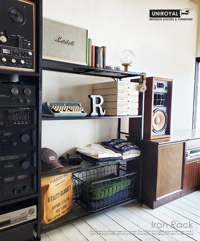 楽天市場】【送料無料】スチールラック4段ドロワー北欧 レトロ