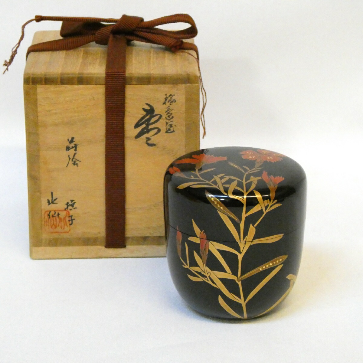 楽天市場】【五月の特売品】蒔絵師 今田北仙作 輪島塗 撫子蒔絵 中棗